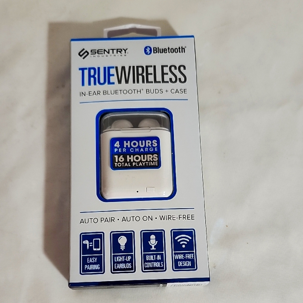 Entry True Wireless Bluetooth Earbuds - White